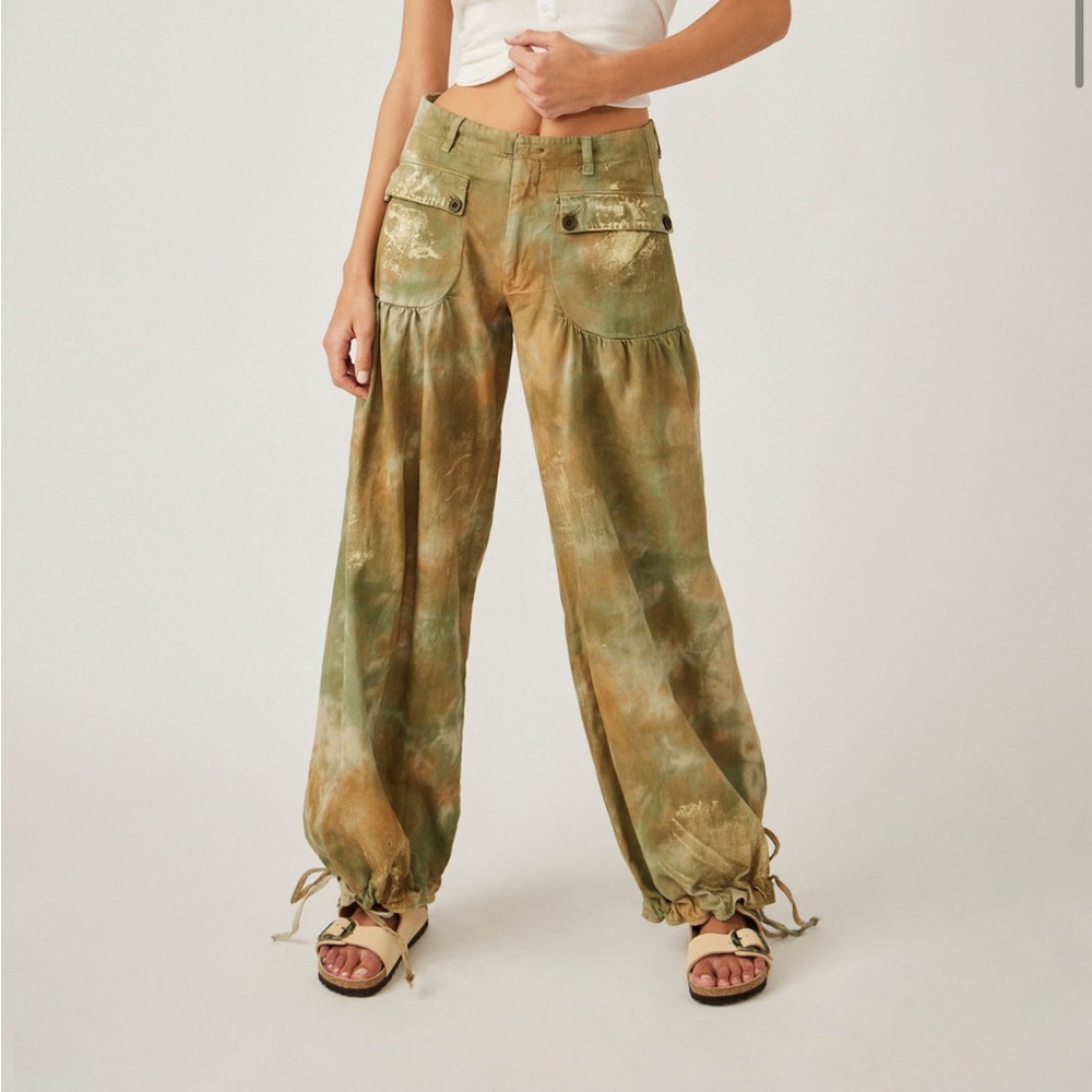 We The Free Lotus Tie Dye Jeans